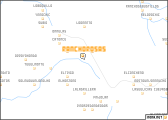 map of Rancho Rosas