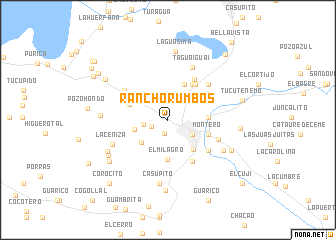 map of Rancho Rumbos