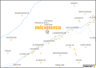 map of Rancho Sergio