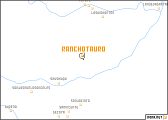 map of Rancho Tauro