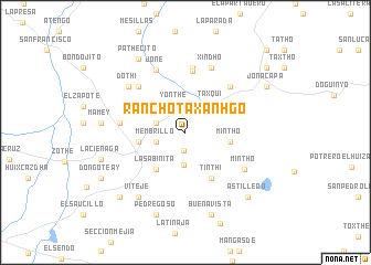 map of Rancho Taxanhgo