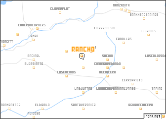 map of Rancho