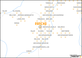 map of Rancho