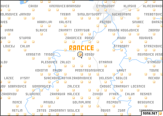 map of Rančice