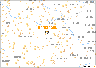 map of Rančin Dol