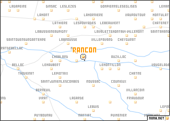 map of Rancon