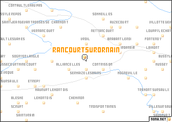 map of Rancourt-sur-Ornain