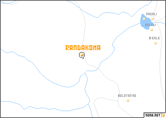 map of Randakoma