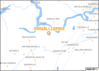 map of Randall Corner