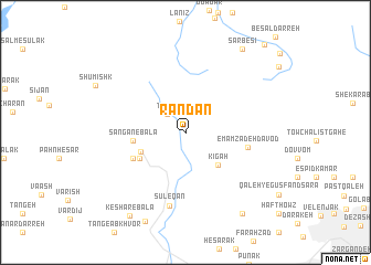 map of Randān