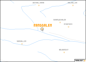 map of Rånddalen