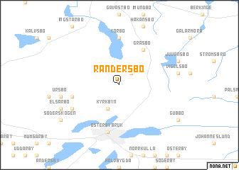 map of Randersbo