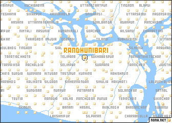 map of Rāndhunībāri