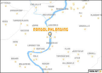 map of Randolph Landing
