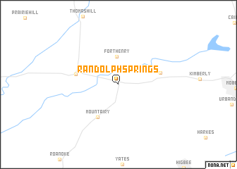 map of Randolph Springs