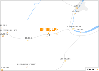 map of Randolph