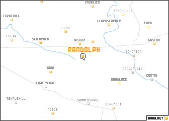 map of Randolph