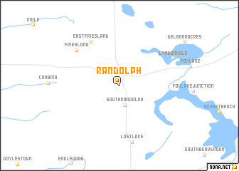 map of Randolph