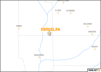 map of Randolph