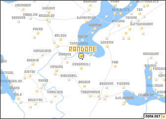 map of Randone