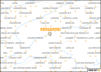 map of Randonnai