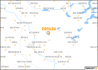 map of Randow