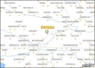 map of Randow