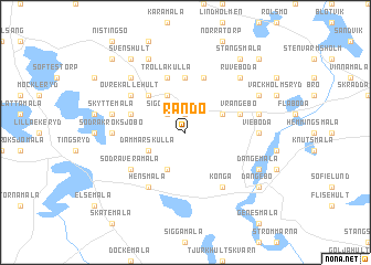 map of Randö