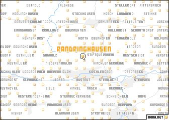 map of Randringhausen