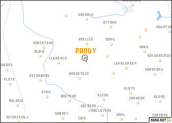 map of Randy