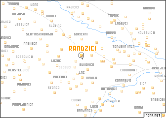 map of Randžići