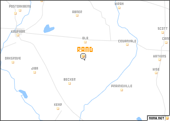 map of Rand