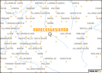 map of Rañeces de Sierra