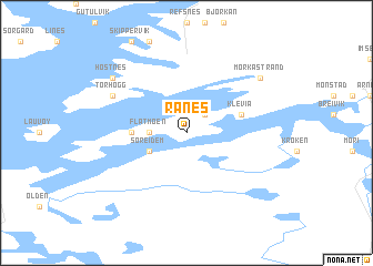 map of Rånes