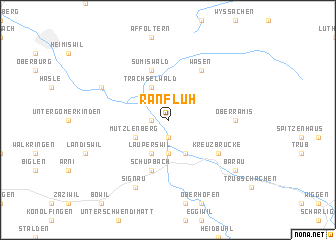 map of Ranflüh