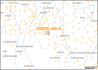 map of Rang Alīwāla