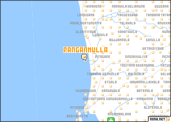 map of Ranganmulla