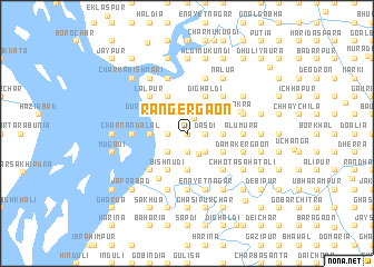 map of Rangergaon