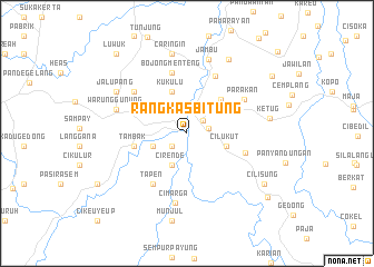 map of Rangkasbitung