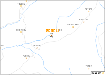 map of Rangli