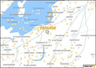 map of Rangpur