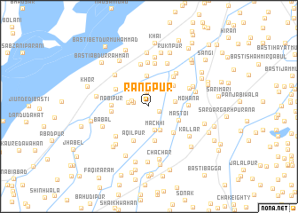 map of Rangpur