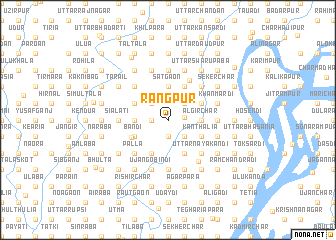 map of Rangpur