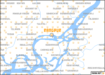 map of Rangpur