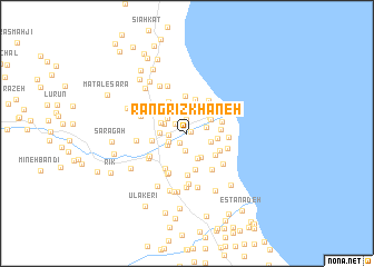 map of Rangrīz Khāneh