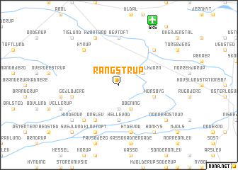 map of Rangstrup