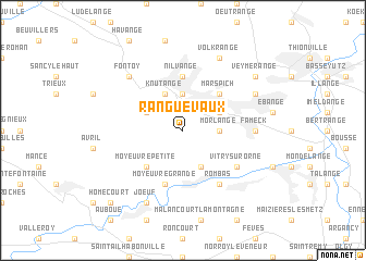 map of Ranguevaux