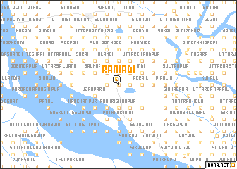 map of Rāniādi