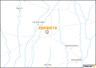 map of Rānībirta