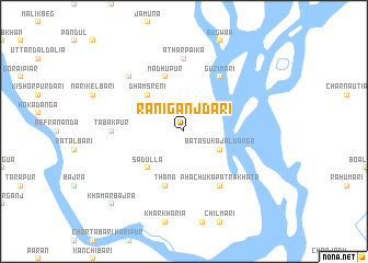 map of Rāniganj Dari